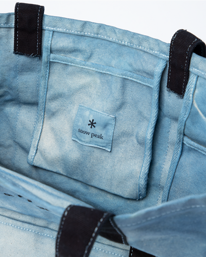 Hand-Dyed Indigo Canvas Noasobi Tote Large