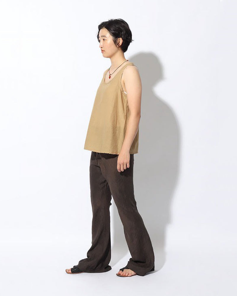 Hand-Woven Cotton Silk Tank Top