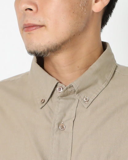 Organic Cotton Poplin Button-Down Shirt