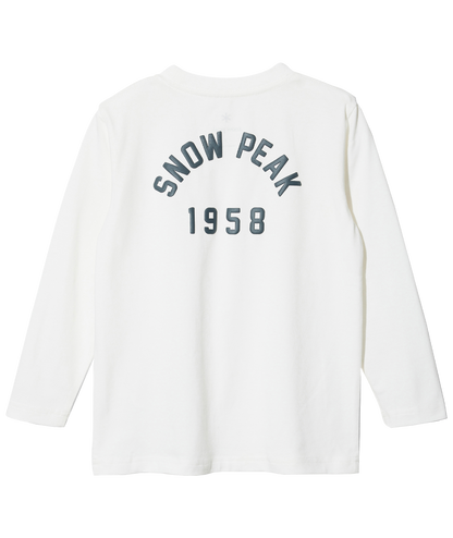 Kids Snow Peak Foam Printed Long Sleeve T-Shirt